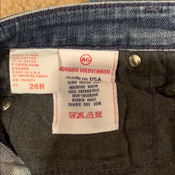 AG jean the angel entourage edition. Size 26R. - Picture 7 of 8